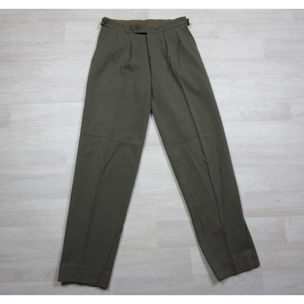 Vintage 60s Dutch Army KL Military Pants  (31x32.5)‎ Koninklijke Landmacht 1968
